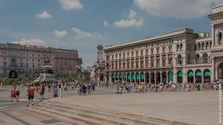 Plaza del Duomo Piazza Duomo plaza Milán viaje Italia