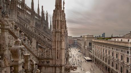 Vistas desde terraza del Duomo Visitar Milan terraza Duomo Italia turismo