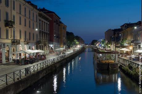 Navigli Navigli canales Milan noche turismo Italia