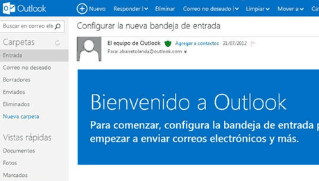 Bienvenido-a-Outlook