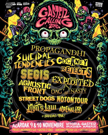 Gasteiz Calling 2018: Propagandhi, Suicidal Tendencies, Cockney Rejects, Agnostic Front, The Exploited, Segis... Gasteiz Calling 2018: Propagandhi, Suicidal Tendencies, Cockney Rejects, Agnostic Front, The Exploited, Segis...