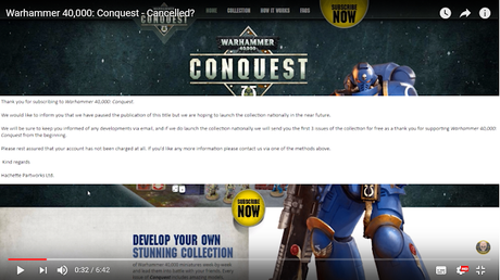 Warhammer 40000 Conquest paralizada por decisión editorial