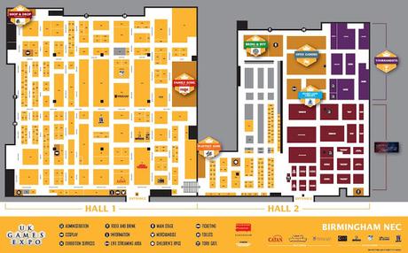 Plano en pdf de la UK Games Expo 2018