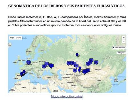 La genomática confirma antiguas crónicas hispano-visigodas sobre la procedencia asiático central de algunos pueblos de Iberia.