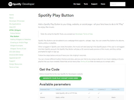 Cómo incluir canciones de Spotify con la portada del disco en tu página Web Cómo incluir canciones de Spotify con la portada del disco en tu página Web