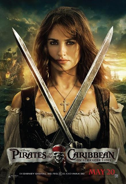 Poster individual de Penélope Cruz en Piratas 4