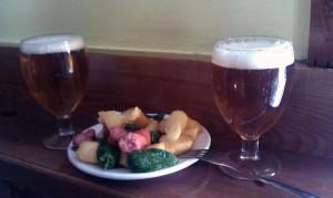 Ruta de tapas por Madrid Salchichas Ondiñas do Mendo