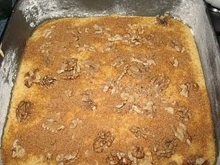 Bizcocho de naranja y nuez