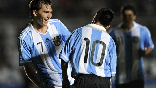 Argentina goleó a Venezuela en la inauguración del estadio del Bicentenario de San Juan