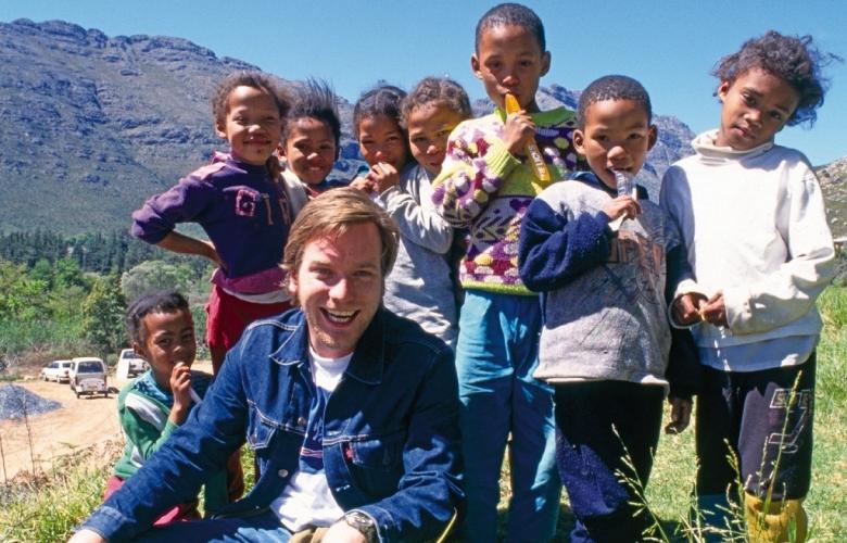 Ewan McGregor heads to South Africa for Red Nose Day 1999