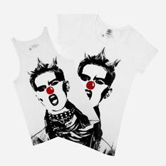 KATE MOSS AND TEDDY BEAR Slim Fit Punk Girl Vest/T-Shirt