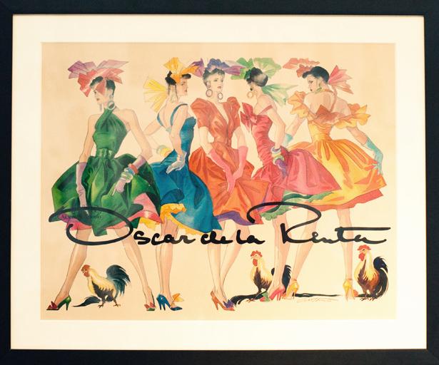 EL ESTUDIO DE OSCAR DE LA RENTA EN MANHATTAN