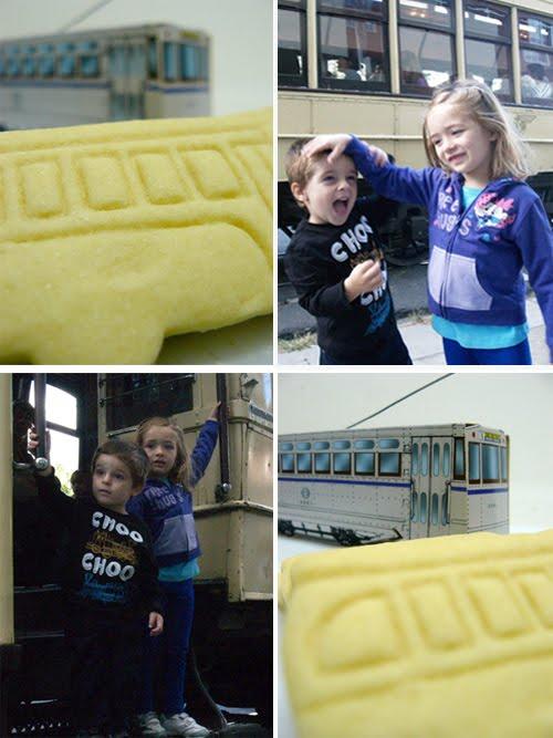 paseo en tranvía y galletitas temáticas