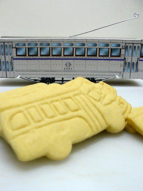 paseo en tranvía y galletitas temáticas