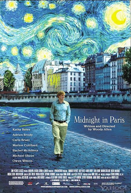 Póster de 'Midnight in Paris',  la última película de Woody Allen