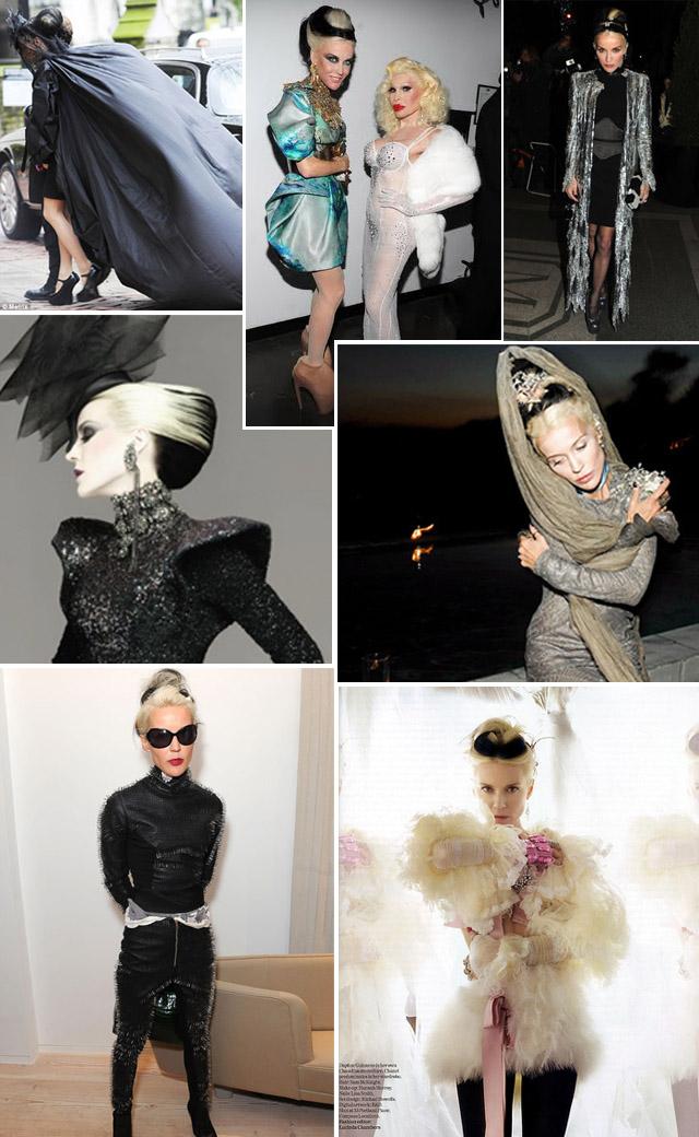Daphne Guinness In Honor of St. Patrick's Day.