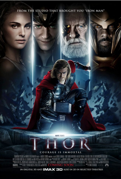 Posters internacionales de Thor