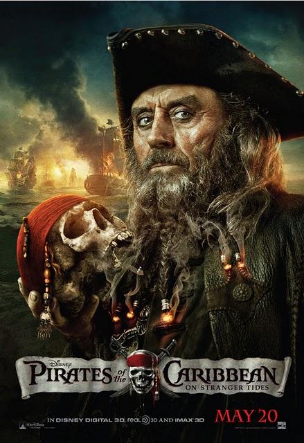 Nuevos pósters de 'Pirates of the Caribbean: On Stranger Tides', ahora con Ian McShane y Geoffrey Rush