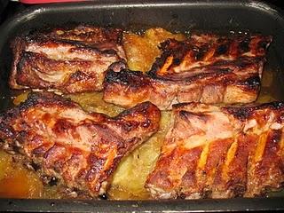 Costillas a la miel