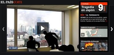 Interesante material gráfico sobre el terremoto que hace una semana asoló Japón