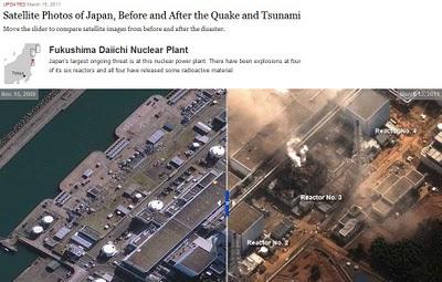 Interesante material gráfico sobre el terremoto que hace una semana asoló Japón