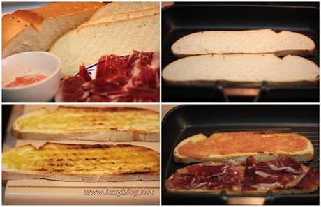 La tostada del Bar Jamón