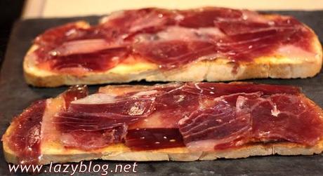 La tostada del Bar Jamón