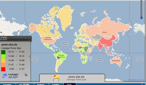 Dime de dónde eres y te diré el tamaño de tu pene