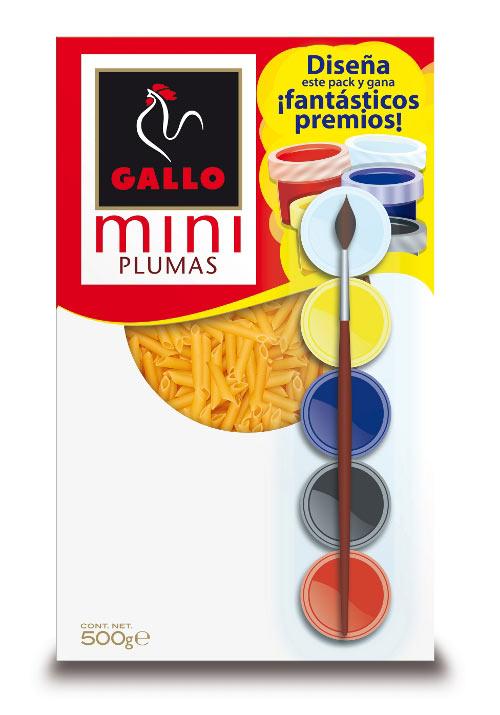 Pastas Gallo deja en blanco su packaging para que lo decores