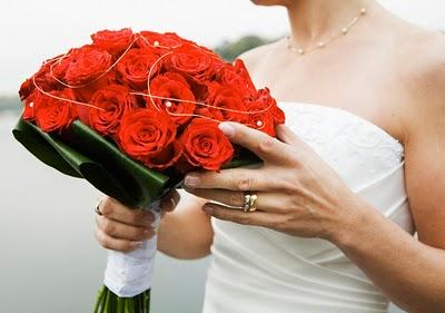 Bouquets de rosas: su uso como ramos de novia