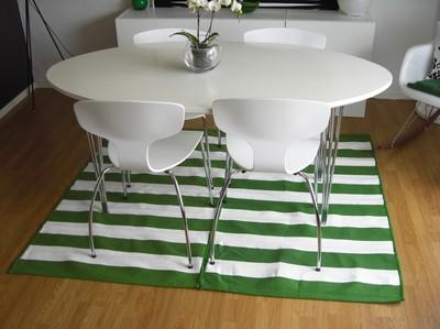 Ikea hack: 2 alfombras pequeñas = 1 grande