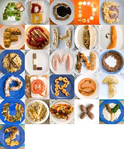 Eatphabet, una tipografía que se come