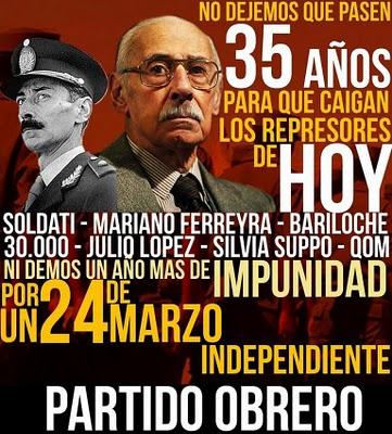 MOVILIZACION A 35 AÑOS DEL GOLPE