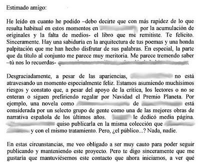 Cartas de los editores (I)