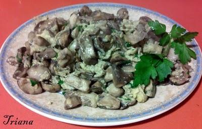 Revuelto con gurumelos del Andevalo