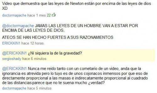 Ley de Dios vs Ley de la Gravedad