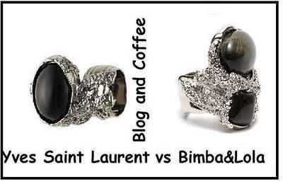 Yo adoro: Anillos Yves Saint Laurent vs Bimba & Lola