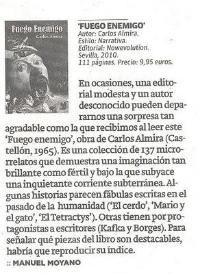 .: Reseña de Fuego Enemigo en diario La Verdad de Murcia :.