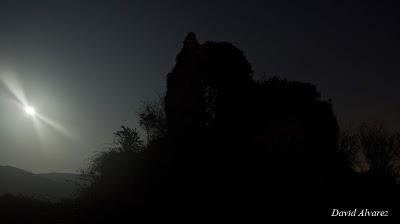 Un castillo a la luz de la luna