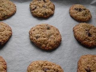 COOKIES DE AVENA Y CHOCOLATE