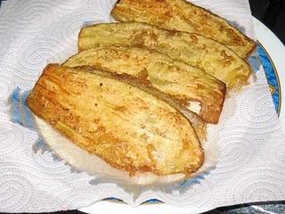 Berenjenas rebozadas a la miel