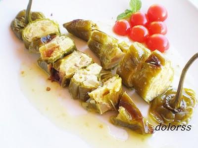 PIMIENTOS RELLENOS DE TORTILLA DE PATATAS