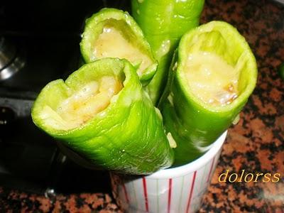 PIMIENTOS RELLENOS DE TORTILLA DE PATATAS