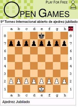 9º Torneo Internacional abierto de ajedrez jubilado online