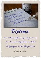 Regalos, premios, reto,... y un diploma