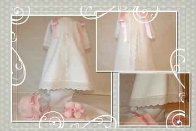 Batón blanco con jersey blanco y rosa