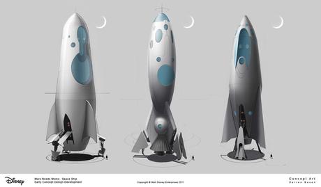 Darren Bacon – Diseños de naves para Mars Needs Moms