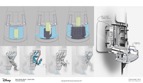 Darren Bacon – Diseños de naves para Mars Needs Moms