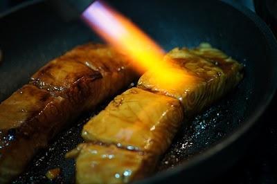 Salmón en salsa teriyaki Salmón en salsa teriyaki