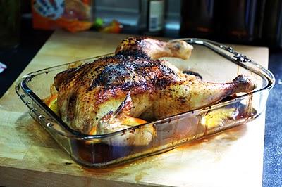 Pollo asado agridulce